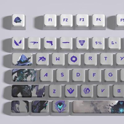 Valorant Themed Pudding Keycaps - OMEN_img_1