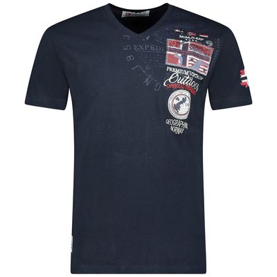 Short-sleeved T-shirt Navy Navy_img_0