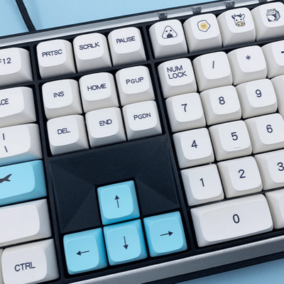Haiyan PBT Keycaps-English-136 key Sea Salt_img_1