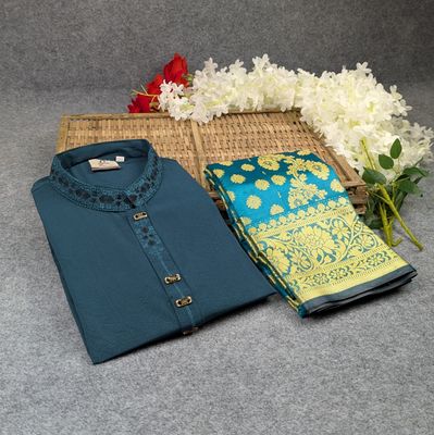 Premium Couple Set (Panjabi + Katan Saree) ✨_img_6