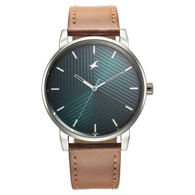Fastrack 3278SL03 Stunners Green Dial Leather Strap Watch_img_0