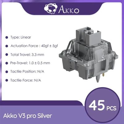 Akko V3 Silver Pro Linear Switch 45pcs Box_img_0