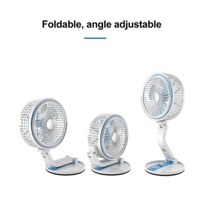 Rechargeable MHR Mini Folding Fan with LED Light & Power Bank_img_0