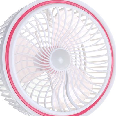 Rechargeable MHR Mini Folding Fan with LED Light & Power Bank_img_5