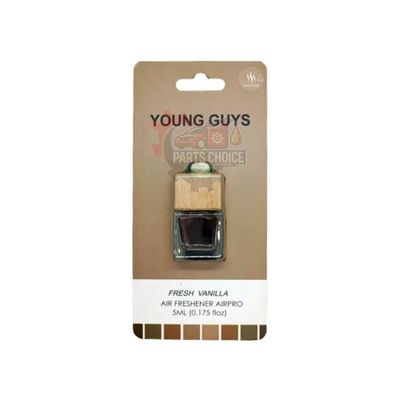 YOUNG GUYS FRESH VANILLA HANGING BOTTLE AUTO AIR FRESHENER 5ML_img_0