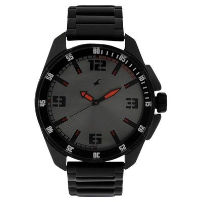 Fastrack NR3084NM01 Quartz Analog Grey Dial Stainless Steel Strap Watch_img_0
