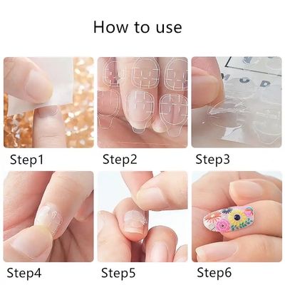 6 Sheets/144 pcs nails glue sticker. 99 Taka only 😍_img_3