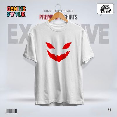 Devil's Smile Premium Drop Shoulder T-shirt - 51_img_1