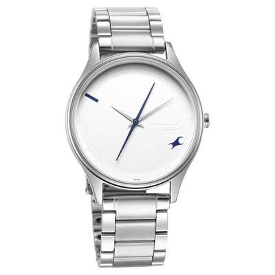 Fastrack NS3290SM01 Stunners Quartz Analog Silver Dial Metal Strap Watch_img_0