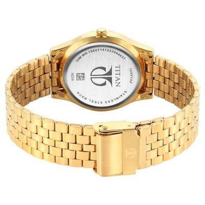 Titan Karishma Zing Quartz Analog Green Dial Stainless Steel Strap Watch For Men (1648YM06)_img_2