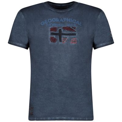 Short-sleeved T-shirt Navy Navy_img_1