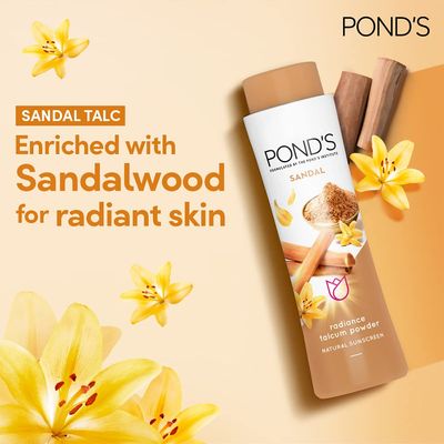 Pond's Sandal Talcum Powder - 100gm- 69112_img_1