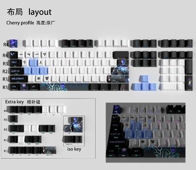 Valorant Side Engraved Full Set Keycap - KAY/O_img_0