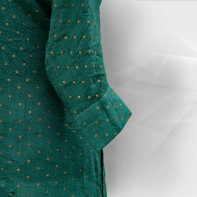 Emerald Green Ruffle Top_img_2