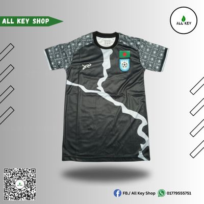 Bangladesh Football Team Black Jersey (Goalkeeper Kit)
