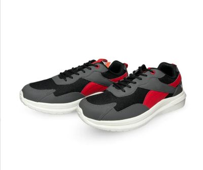 Light weight gray/red Running Sneakers_img_3