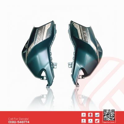 Tanky Box for Yamaha FZS V3 (Vintage Green) bike._img_0