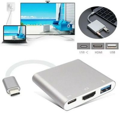 Type C USB 3.1 to USB-C 4K HDMI USB 3.0 Adapter 3 in 1 Hub_img_0