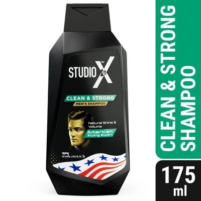 Studio X Clean & Strong Shampoo for Men 175ml_img_0