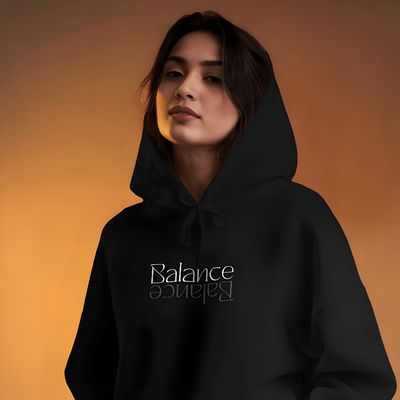 Balance Minimalist Design - Oversized Drop Shoulder Hoodie_img_0