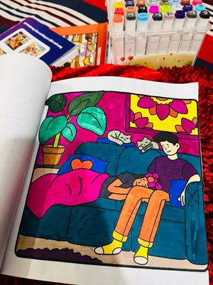 Couple Cozy Moments - Coloring Books_img_9
