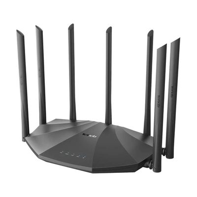 Tenda AC23 2033mbps AC2100 7 Antenna Dual Band Gigabit Wireless Router (Black)_img_0
