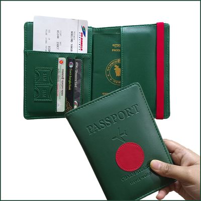 Leather Passport Covers Holder Wallet Case_img_0