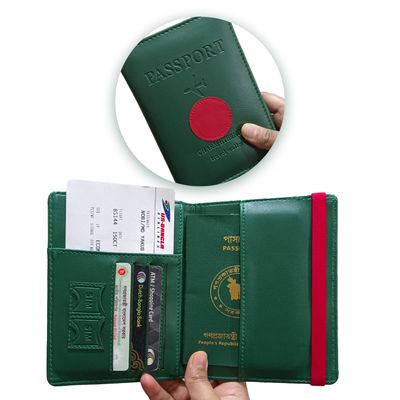 Leather Passport Covers Holder Wallet Case_img_1