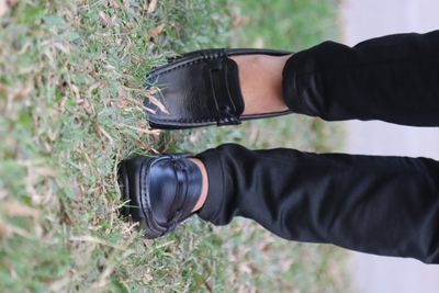 Original leather black loafer_img_4