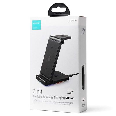 Joyroom JR-WQN01 3-in-1 Foldable Wireless Charging Station_img_1