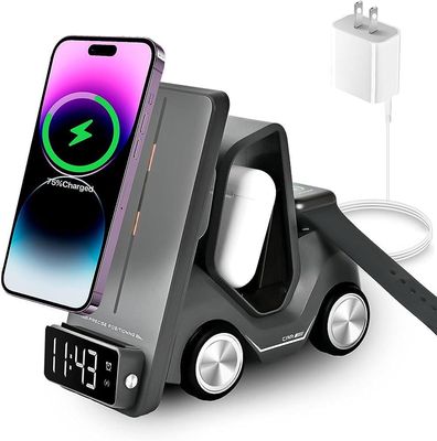 T20 Smart Desktop Wireless 5-in-1 Multi-Functional Truck Shape Charger Dock Station_img_1