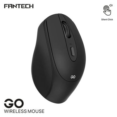 Fantech Go W191 Silent Wireless Mouse – Black Color_img_0