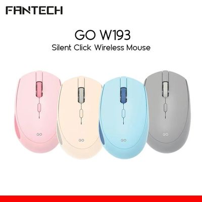 Fantech Go W193 Silent Click Dual Mode Wireless Mouse – Pink Color_img_1