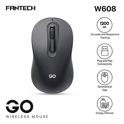 Fantech Go W608 Wireless Mouse – Black Color_img_2