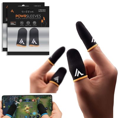 (4 pice) Mobile Finger Sleeve/Press Trigger Game Controller Sweatproof Gloves for Mobile Gaming / Finger Sleeves_img_0
