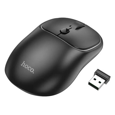 HOCO GM25 Dual-Mode Wireless Bluetooth 2.4G Silent Mouse – Black color_img_2