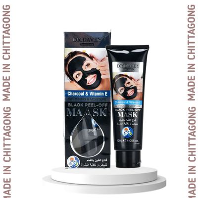 Dr. Davey Charcoal & Vitamin E Black Peel Off Mask_img_0