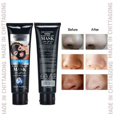 Dr. Davey Charcoal & Vitamin E Black Peel Off Mask_img_1
