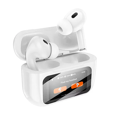 ANC Earbuds Touch Screen Display (White)_img_1