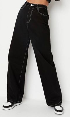 Black denim with contrast sweing_img_4