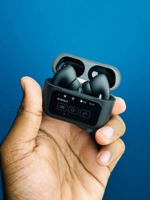 ANC Earbuds Touch Screen Display ( Black)_img_2