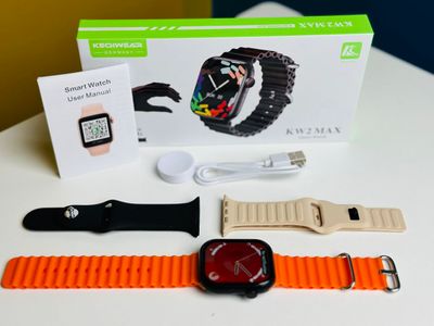 Keqiwear KW2 Max Smartwatch With 3 Bracelets_img_1