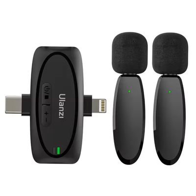 Ulanzi V6 3-in-1 Wireless Lavalier Microphone for iPhone, Android, Tablet & Camera_img_0