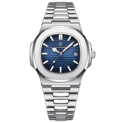 Poedagar 613 Luxury Stainless Steel Strap Watch_img_0