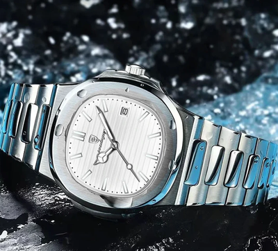 Poedagar 613 Luxury Stainless Steel Strap Watch_img_5