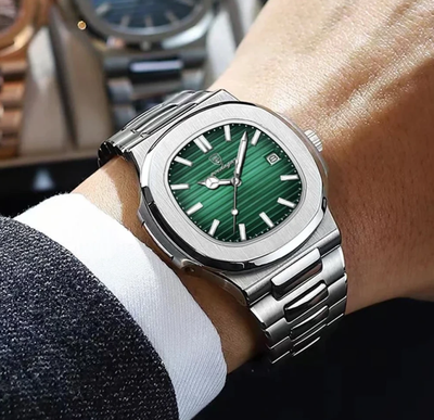 Poedagar 613 Luxury Stainless Steel Strap Watch_img_7