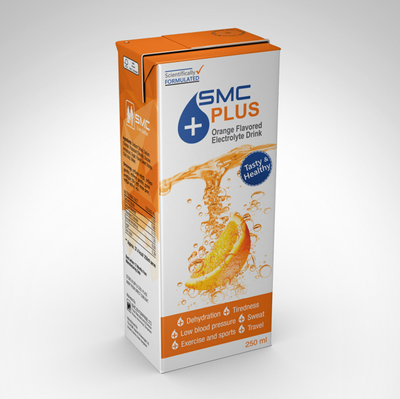 SMC PLUS Orange Flavor Electrolyte Drink/জুস – 250ml_img_0