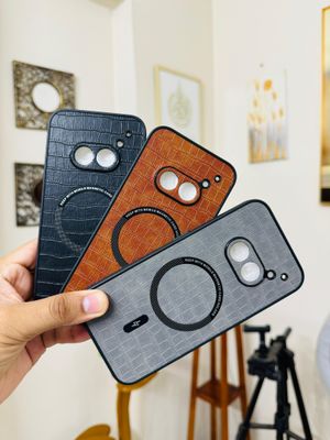 Nothing Phone 2A/2A Plus Back Cover Leather Magsafe Premium Phone Case_img_0