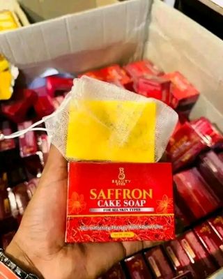 Saffron cake Soap 100gm_img_1