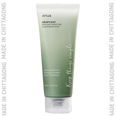 Anua Heartleaf Succinic Moisture Cleansing Foam (150ml)_img_5